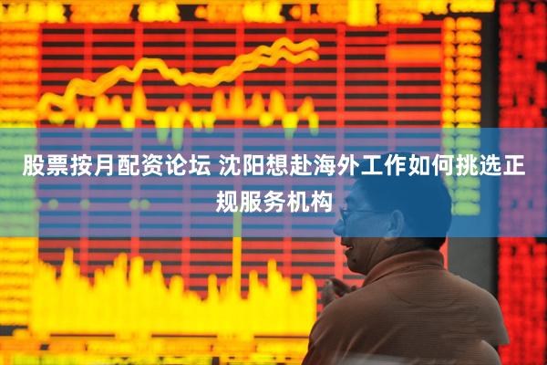股票按月配资论坛 沈阳想赴海外工作如何挑选正规服务机构
